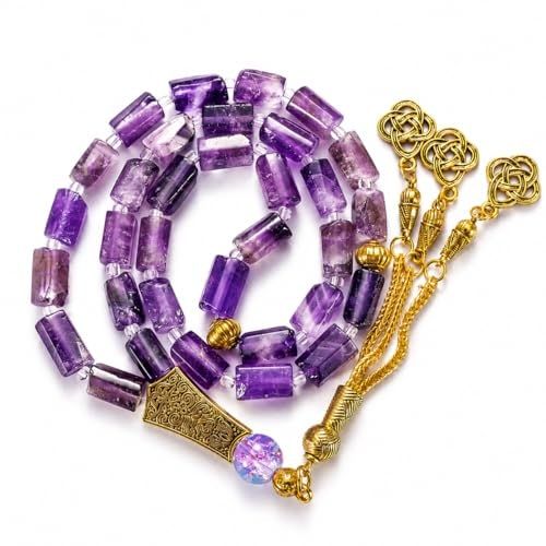 Amethyst Tasbih, 33 Beads